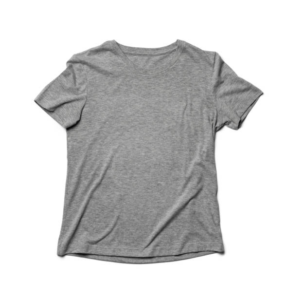 istock Cotton T-shirt isolated on a white background, top view 1480031022