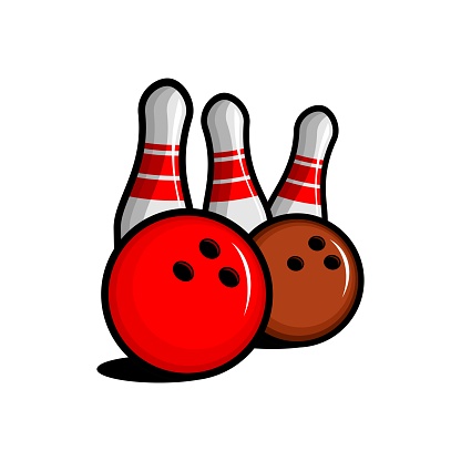 Balls vector,  bowling sport design vector
