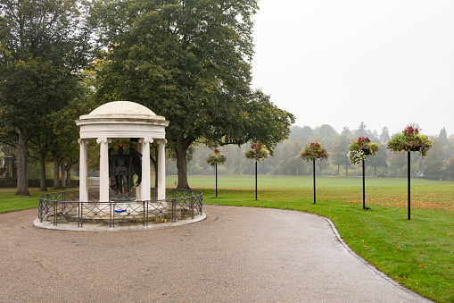 Memorial in the Quarry park, Shrewsbury, England