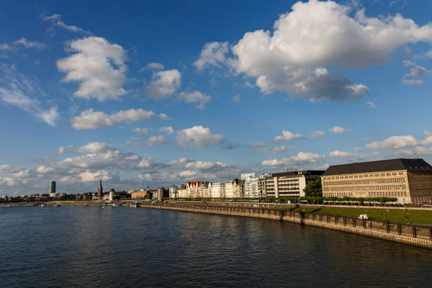 istock View to the city, river shore and clound in blue sky 1480044874