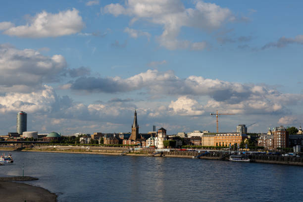 istock View to the city, river shore and clound in blue sky 1480044893