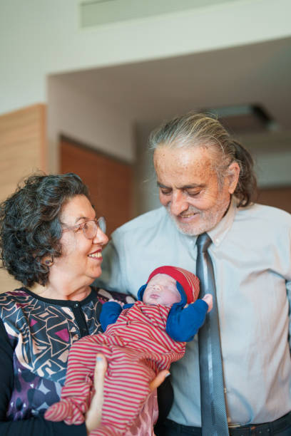 Part of a Series: Family having a baby at the hospital.