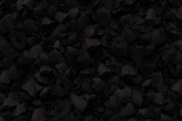 istock 3D rendering of charchoal texture from top view 1480053306