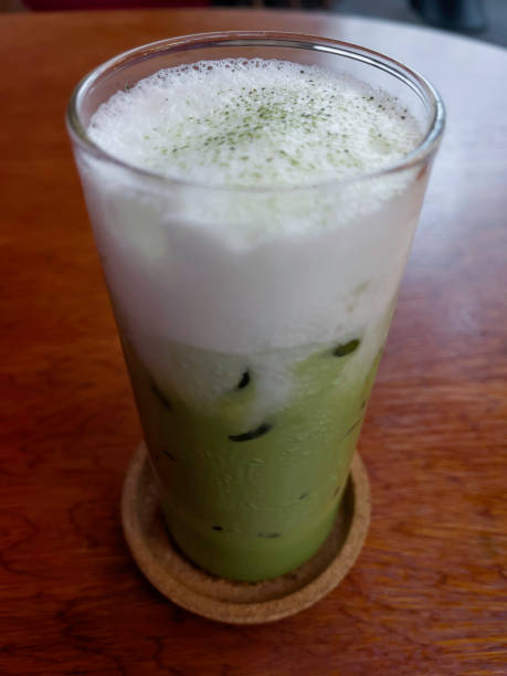 istock Iced matcha greentea on wooden table 1480057978