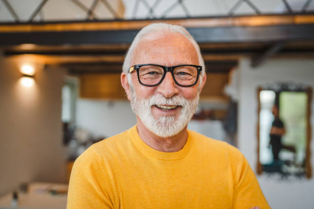 Free Stock Photo of Portrait of senior man smiling at the camera ...