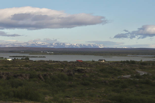 istock Lake Myvatn from Dimmuborgavegur Road, Iceland 1480066664