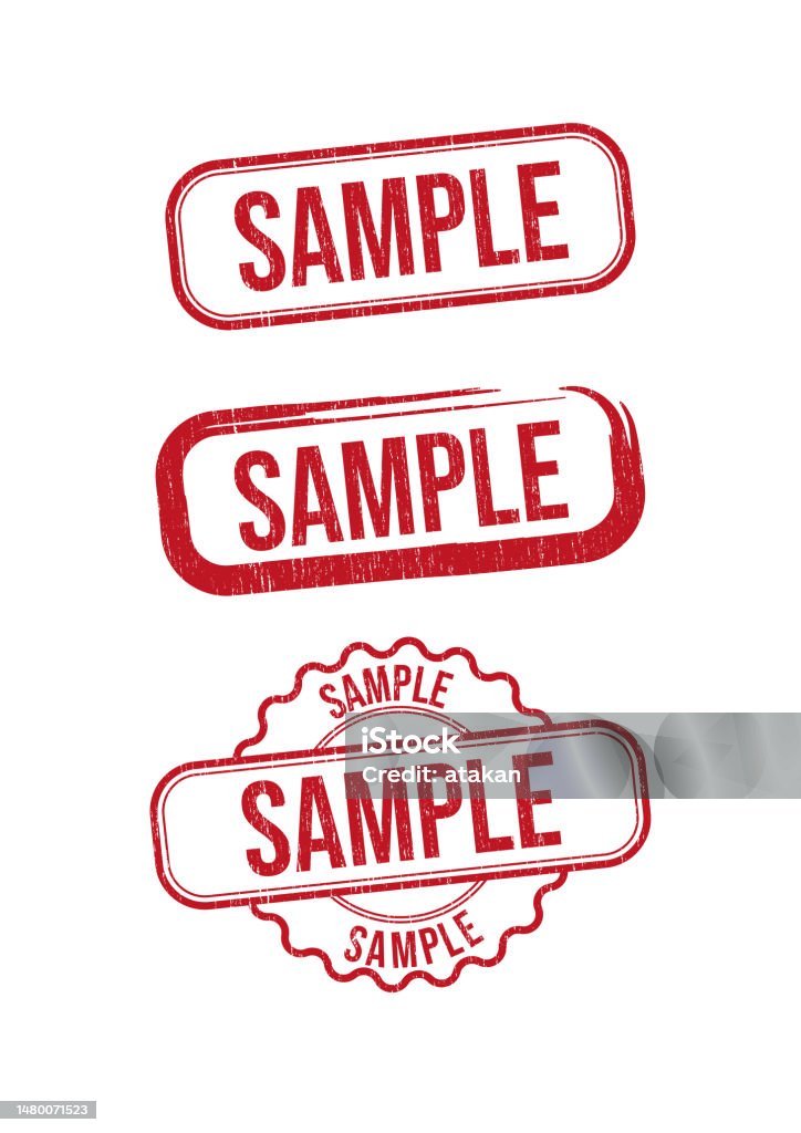 Sample Stamp Stock Illustration - Download Image Now - Antique, Badge ...