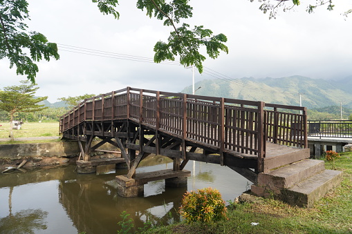Bridge over the River in Aceh, Indonesia