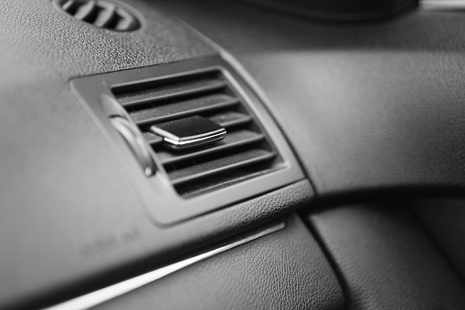 Air vents in the car dashboard