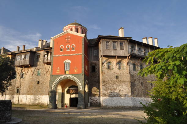 istock The Monastery of Iviron is a monastery built on Mount Athos 1480086839