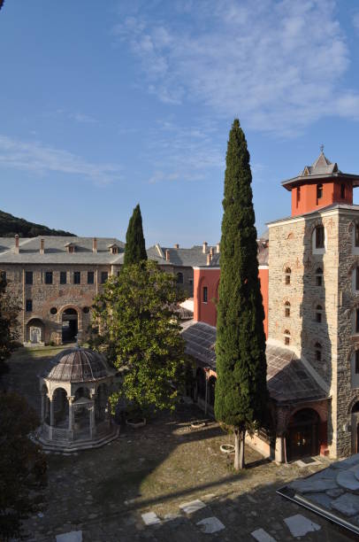 istock The Monastery of Iviron is a monastery built on Mount Athos 1480087915