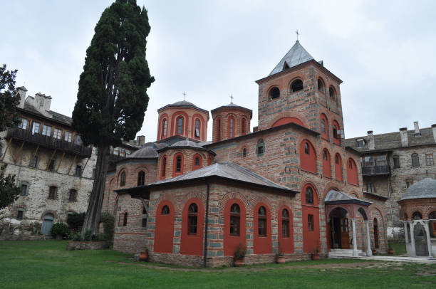 istock The Monastery of Iviron is a monastery built on Mount Athos 1480088175