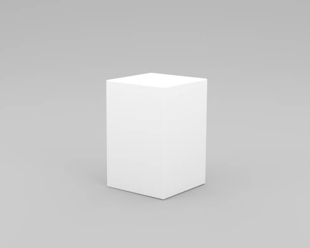 istock 3D. Clean White Podium on Geometric Background for Professional Presentations. 1480090329
