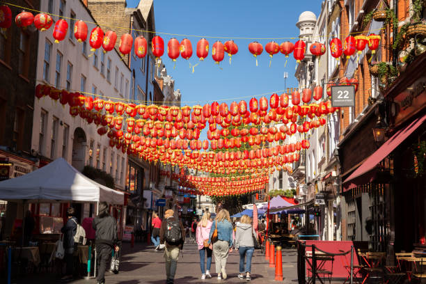 China Town a Londra - foto stock