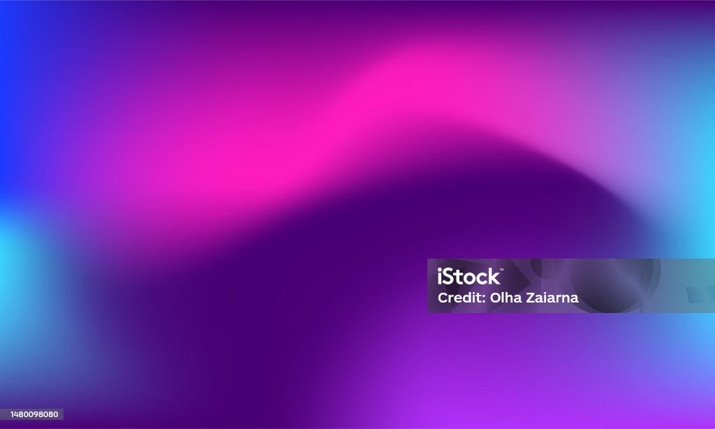 Neon Backround Gradient Vector Blurred Neon Gradient Background Trendy Vivid Backdrop For ...