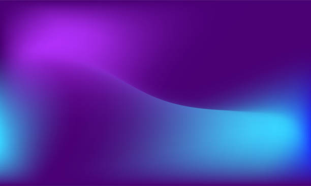 Vector Minimalistic Fluid Blurred Gradient Background. Trendy neon backdrop for Poster, Brochure, Banner, Landing Page and Night Club Vector Minimalistic Fluid Blurred Gradient Background. Trendy Dark neon backdrop for Poster, Brochure, Banner, Landing Page, Night Club and Music Festival purple stock illustrations