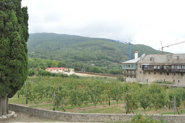 The Monastery of Iviron is a monastery built on Mount Athos