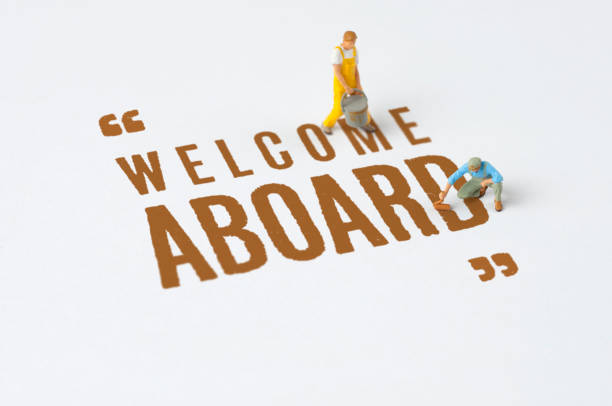 Motivation: Welcome Aboard stock photo