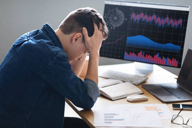 istock Work Problems. Stressed Male Employee Suffering Troubles With Annual Financial Report 1480106841