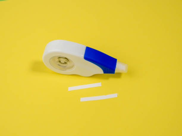 Correction Tape On A White Background Correction Roller Stock