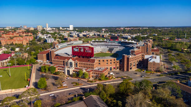 Doak Campbell Stadium, home of Florida State University Football Tallahassee, FL - March 2023: Doak Campbell Stadium, home of Florida State University Football doak campbell stadium stock pictures, royalty-free photos & images