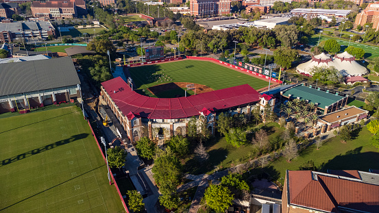 Tallahassee, FL - March 2023: Mike Martin Field at Dick Howser Stadium, home of Florida State University baseball