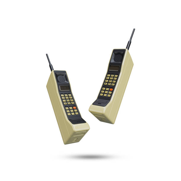 istock Motorola DynaTAC 8000X Old Mobile. World first mobile phone. 1480123930