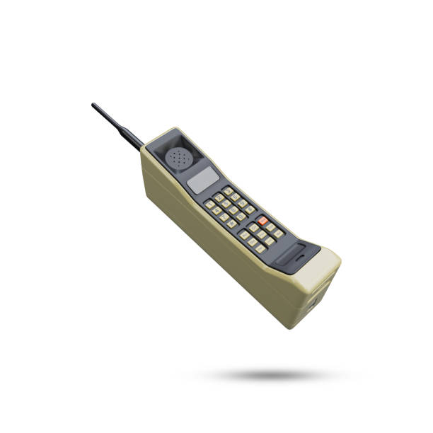 istock Motorola DynaTAC 8000X Old Mobile. World first mobile phone. 1480123953