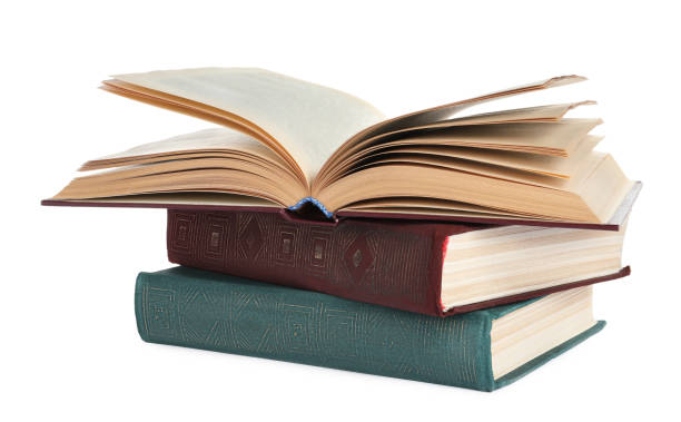 istock Many old hardcover books isolated on white 1480127133