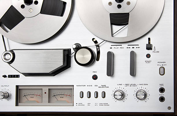 istock Analog Audio Stereo Reel Tape Recorder 148012716