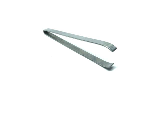 istock Isolated Silver Tweezers on White Background 1480128237