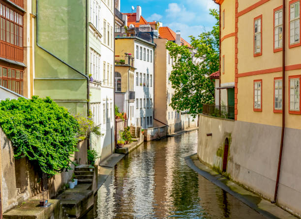 istock Little Venice district in Prague, Czech Republic 1480134273