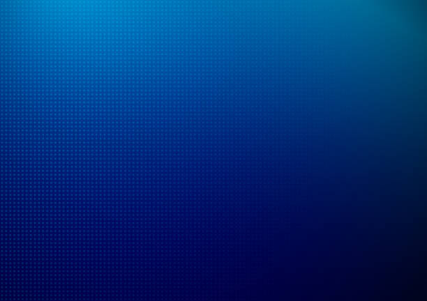 stockillustraties, clipart, cartoons en iconen met bright blue half tone dots textured pattern - blauwe achtergrond