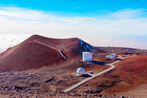 Group of astronomical research facilities located at the summit of Mauna Kea in Hawaii.