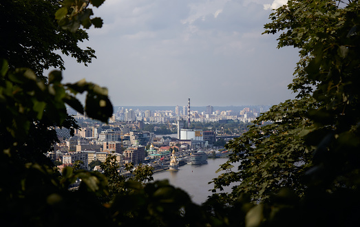 Landscape of the city of Kyiv