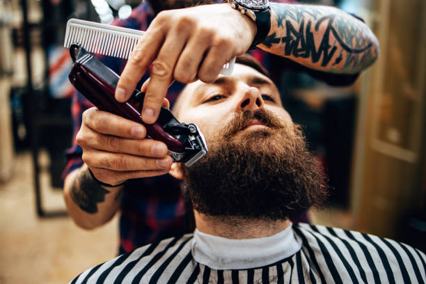 istock Man at hair salon 1480137848