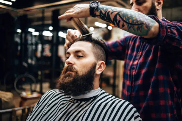 Photo of Man at hair salon