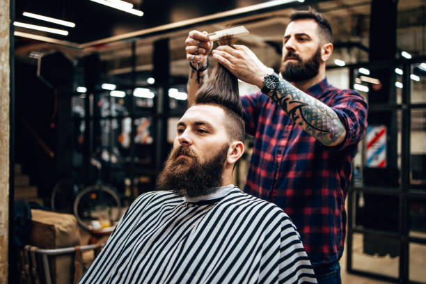 istock Man at hair salon 1480138256