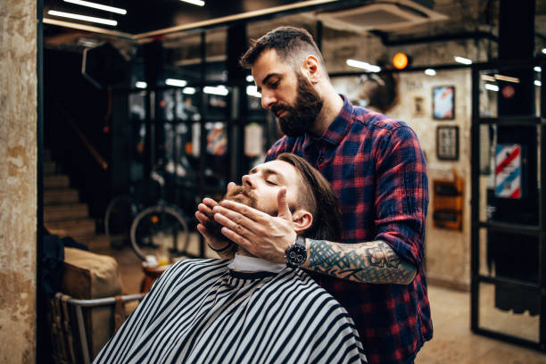 istock Man at hair salon 1480138444