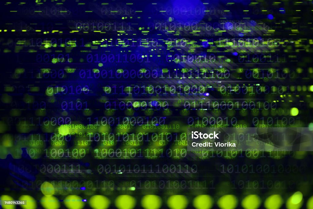 Binary Code Background Stock Photo - Download Image Now - Abstract ...