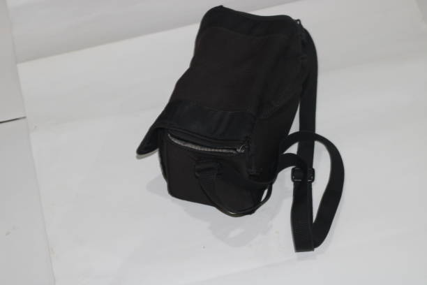 istock Photo of a black bag on a white background 1480153270
