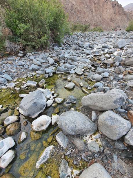 istock Stream of Water Shawkat Dam Ras Al Khaimah Mountain Ranges 1480170436