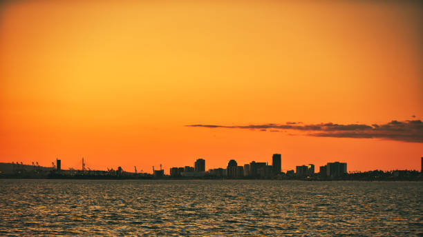 istock Casting a breathtaking array of colors over the Long Beach downtown skyline 1480178054