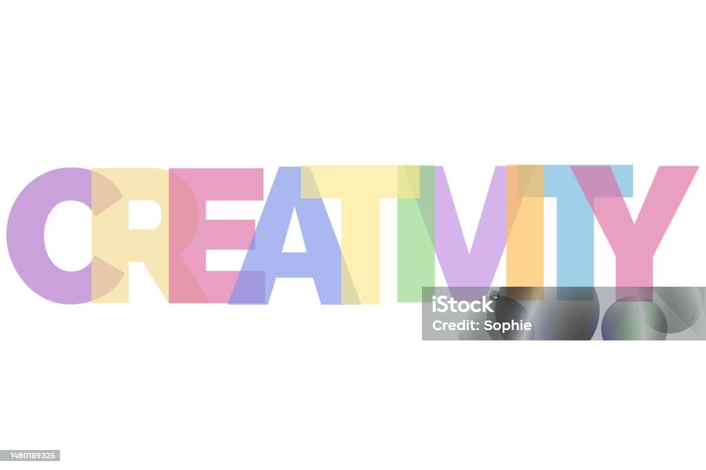 Creativity Text/image Creativity Word Illustration Stock Illustration - Download Image Now ...
