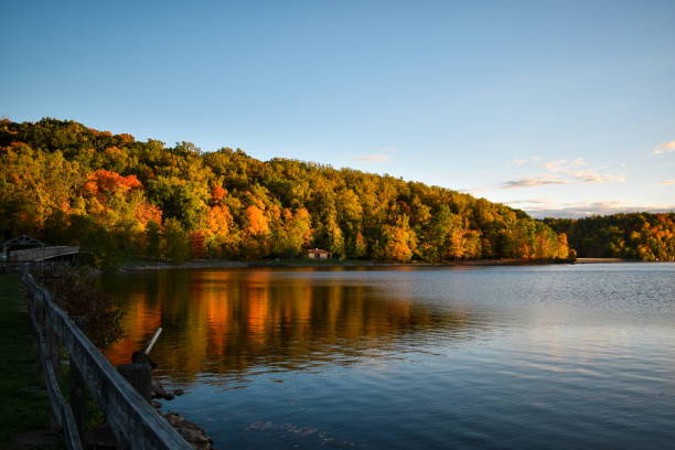 Cheat Lake is located outside Morgantown, West Virginia in Monongalia County. Formed in 1925 after a Hydroelectric plant was built to dam the Cheat River.