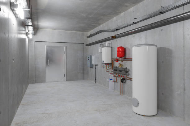 Boiler System With Heat Pump In A Cellar