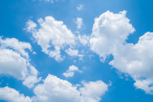 istock Beautiful view of blue sky with clouds at sunrise. Partly cloudy.Background cloud summer. Cloud summer. Sky cloud clear with sunset. Natural sky cinematic beautiful yellow and white texture background 1480218277