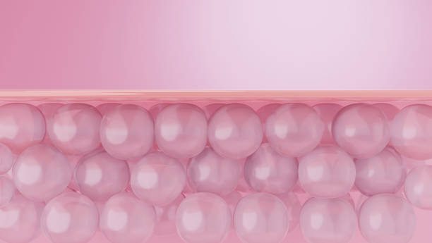 istock Collagen and Pink skin background 1480222097
