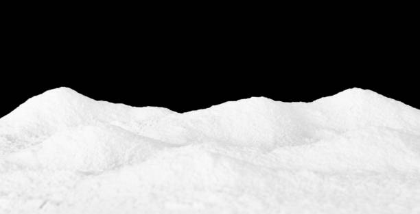 istock Clean white snow landscape isolated 1480230764
