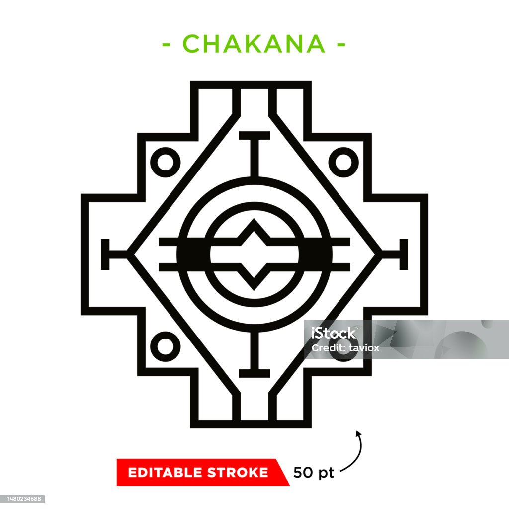 Inca Cross Chakana Inti Raymi Ecuador Peru Emblematic Symbol Of An ...